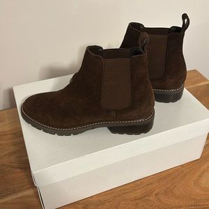 New Steve Madden Suede Leopold Chelsea Boot